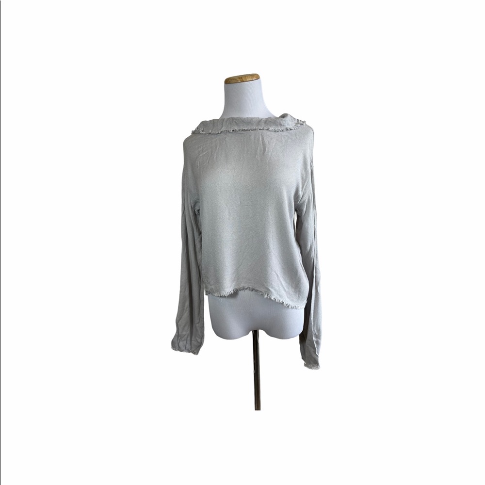 Anthropologie-Cloth & Stone Cowl Neck top